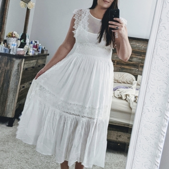 🆕🌿SUNDANCE bohemian LACE DRESS🌿 - Picture 5 of 10